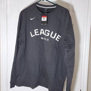 NWT Nike League pullover sweatshirt grey sz: Sm
